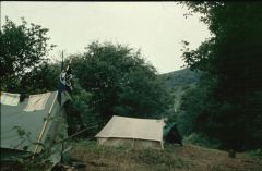 1966-Zeltlager auf der Wiedinsel